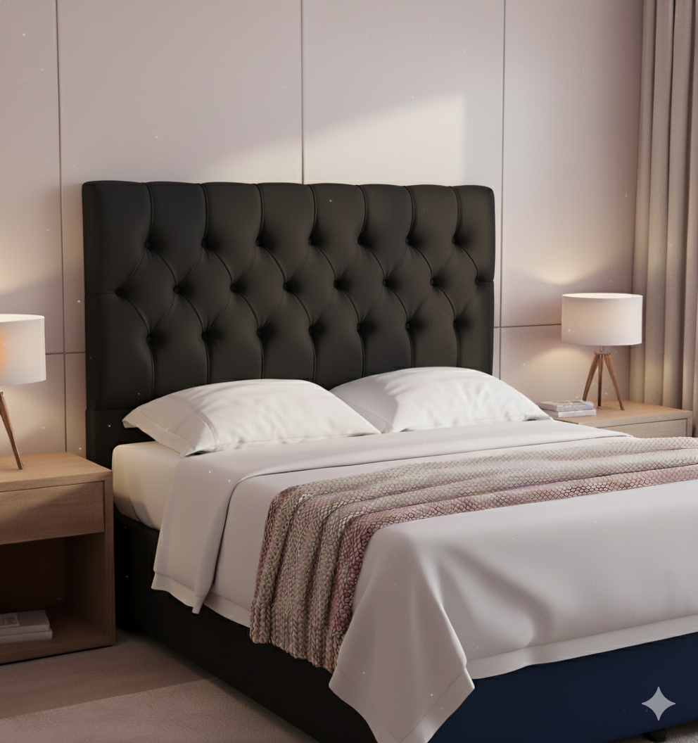 Cabeceira com design minimalista